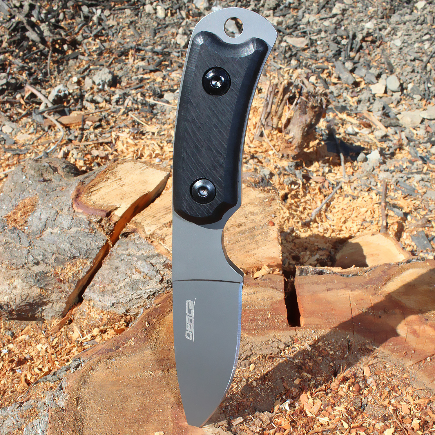 Oerla TAC OLF-1011 Fixed Blade Outdoor Survival Tactical Knife with Kydex Sheath