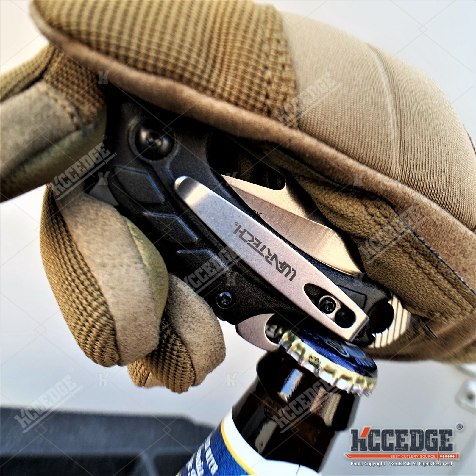 5.75″ Pocket Knife Sharp Stonewash Blade With Bottle Opener & Screwdriver