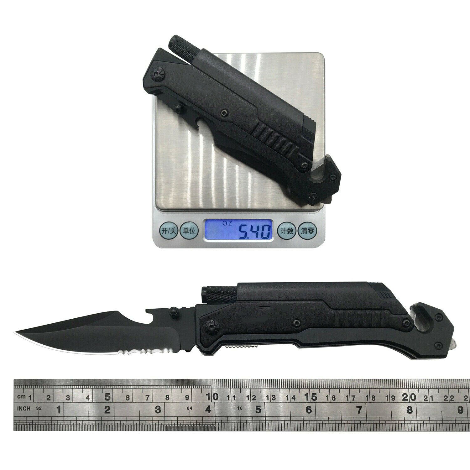 Savage Outdoors 6-in-1 Multifunction Outdoor Survival Tactical Pocket Knife