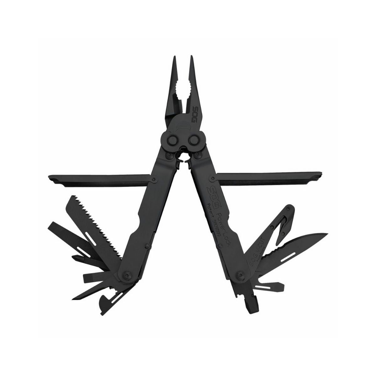 SOG B63N-CP Multi-Purpose PowerLock EOD 2.0 Tool w/V-Cutter – Black Oxide