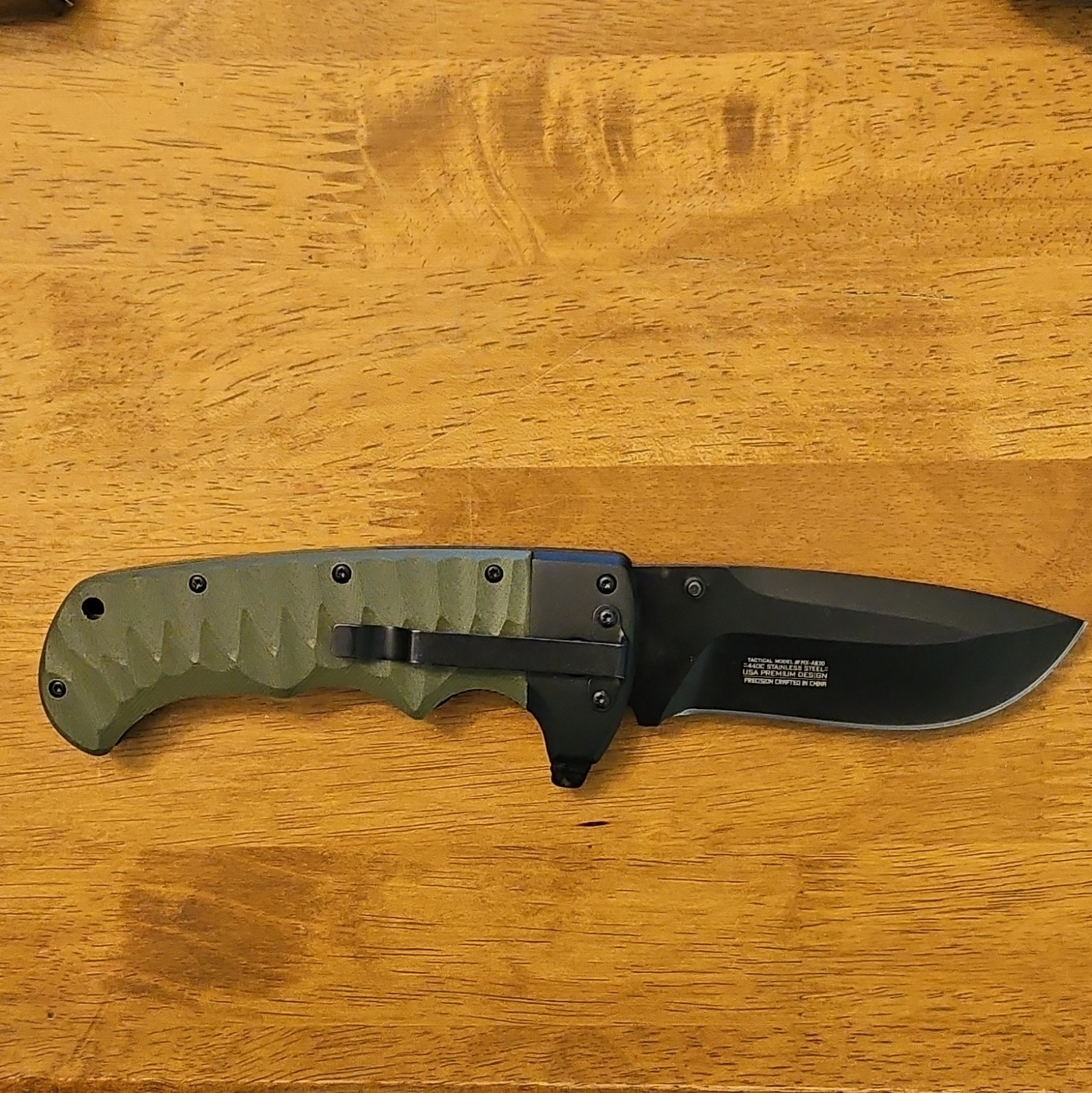 MTech USA Xtreme Ballistic MX-A847GN Pocket Knife 3.5-3.99in 440 Clip