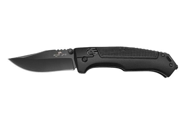 Bear OPS Slide Lock, 4.5in, Clip Pt, Aluminum Grip, MC-550AlBK-B FAST FREE SHIP