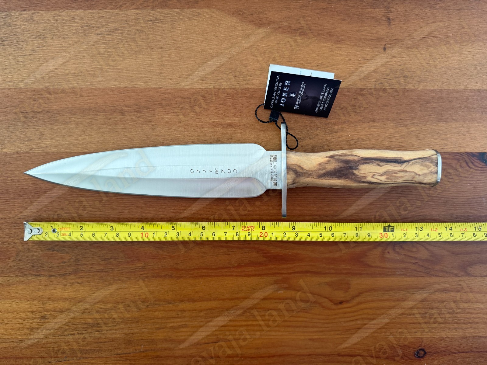 🔪Joker Colmillo Hunting Knife – 8.66” MOVA Blade | Olive Wood Handle | Spain