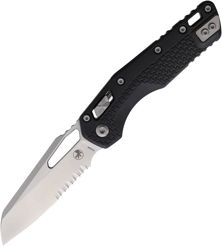 Microtech Msi Ram-Lok Sw Black Tri 210T-11Pmbk M390 Polymer Manual Folding Knife