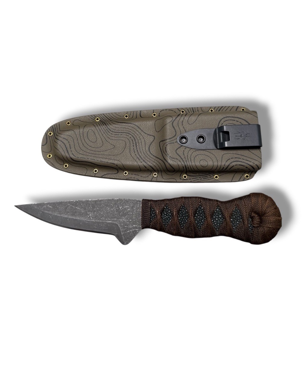 Offensive Industries Tønn 2.0 Fixed Blade with Deep Ambi Sheath in Topo FDE