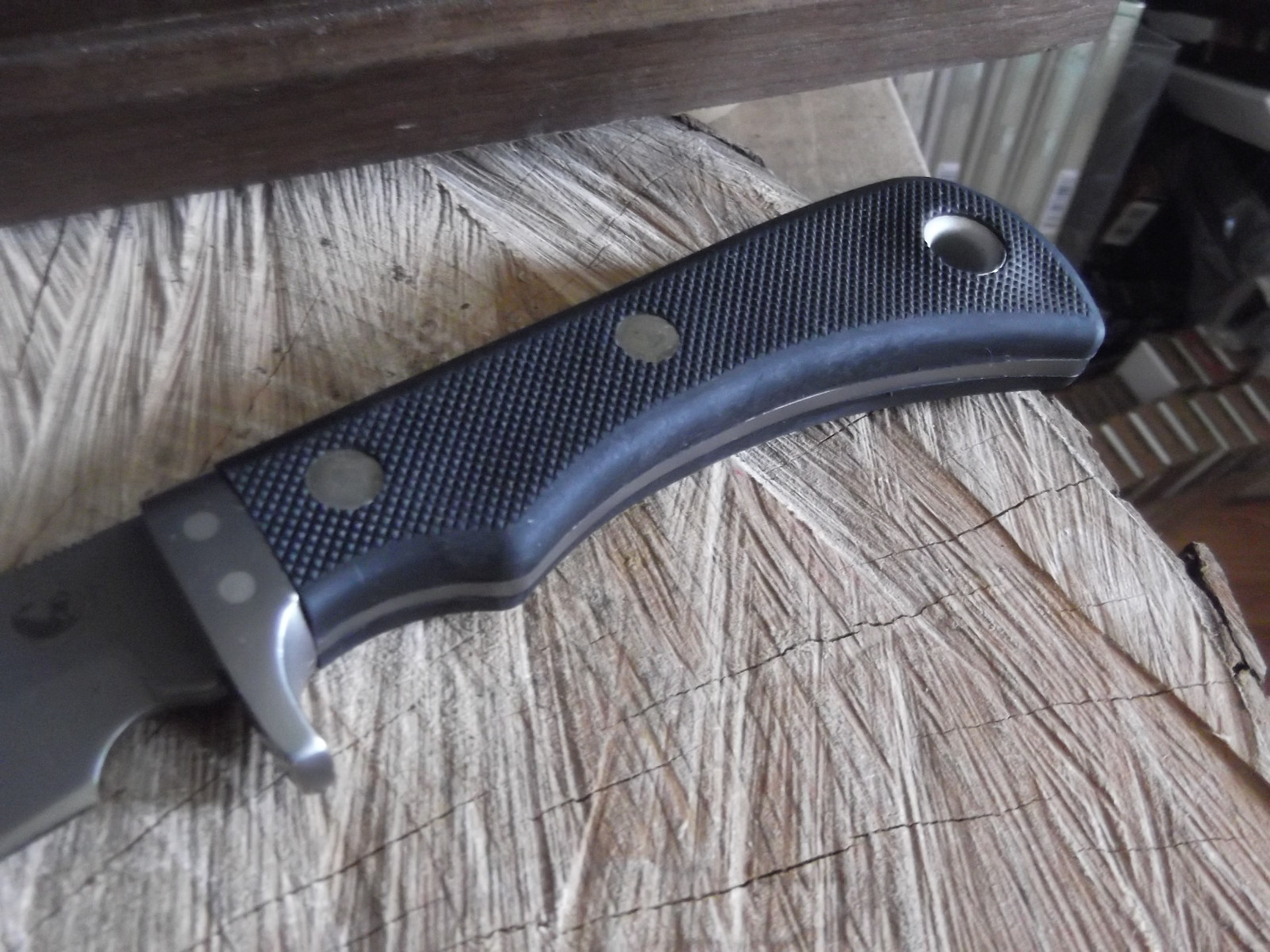 KNIVES OF ALASKA 9 1/2″ MAGNUM ALASKAN D2 TOOL ST. BLADE SURE GRIP HANDLE #157FG