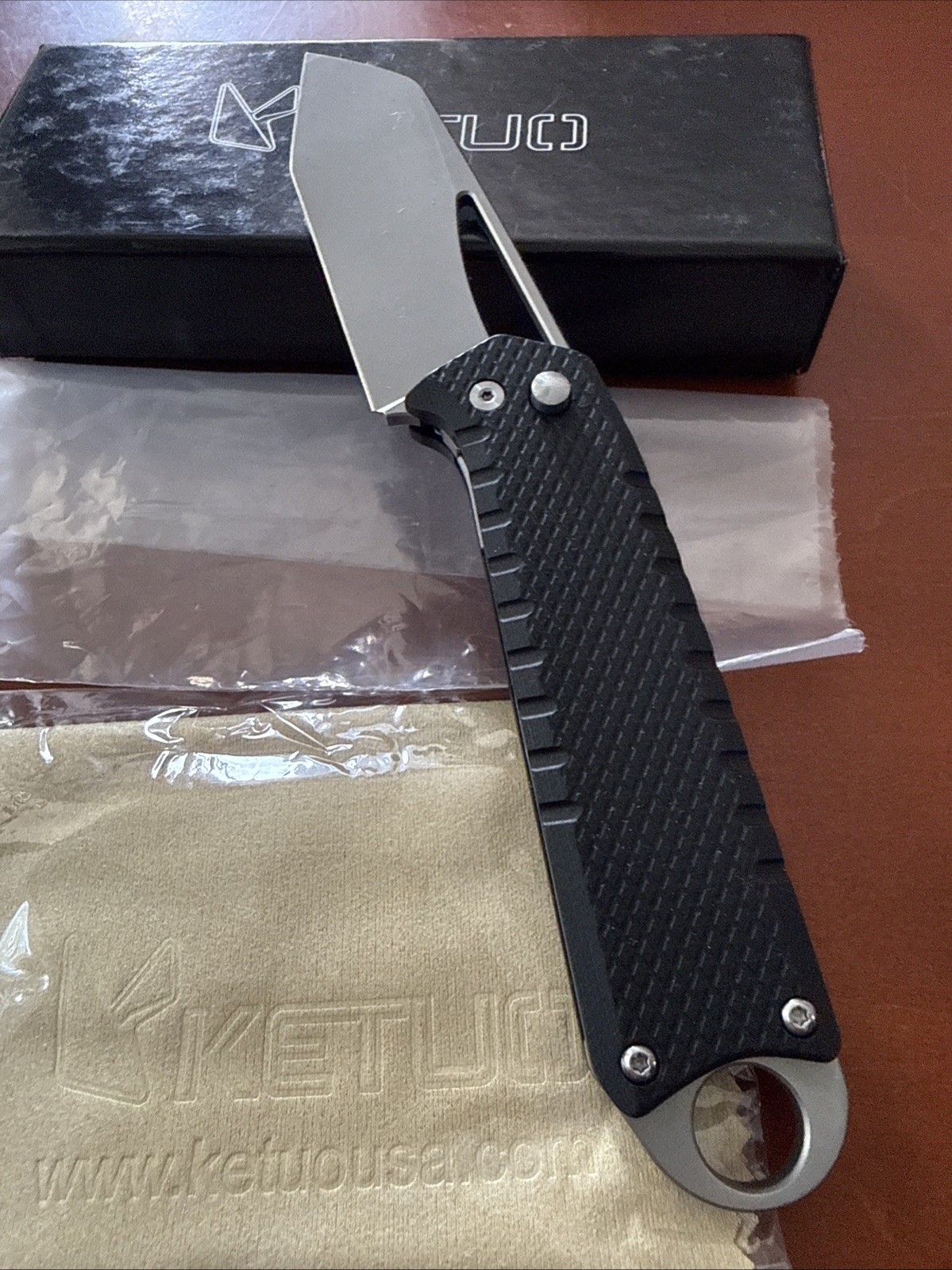 Ketuo Ventr Black KETM034 2.88″ 14C28N G10 Folding Knife