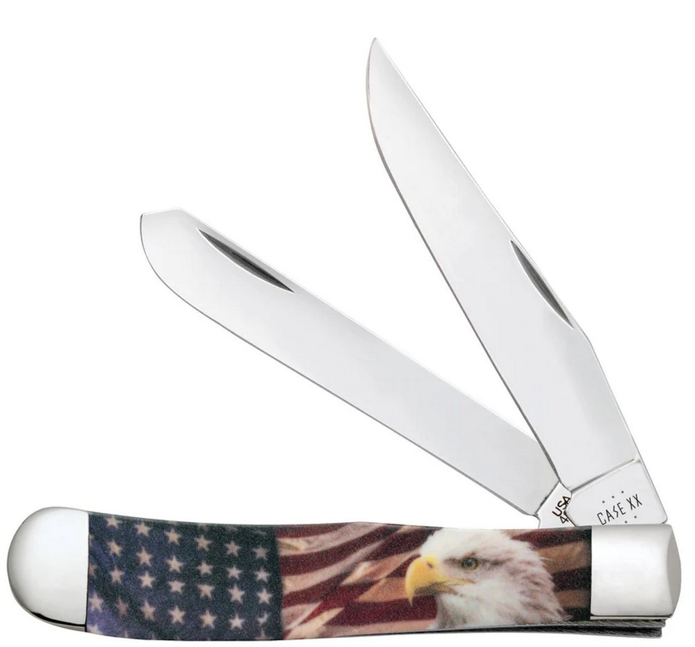 Case Cutlery Patriot Trapper Folding Knife Clip Point / Spey Blade – 10647