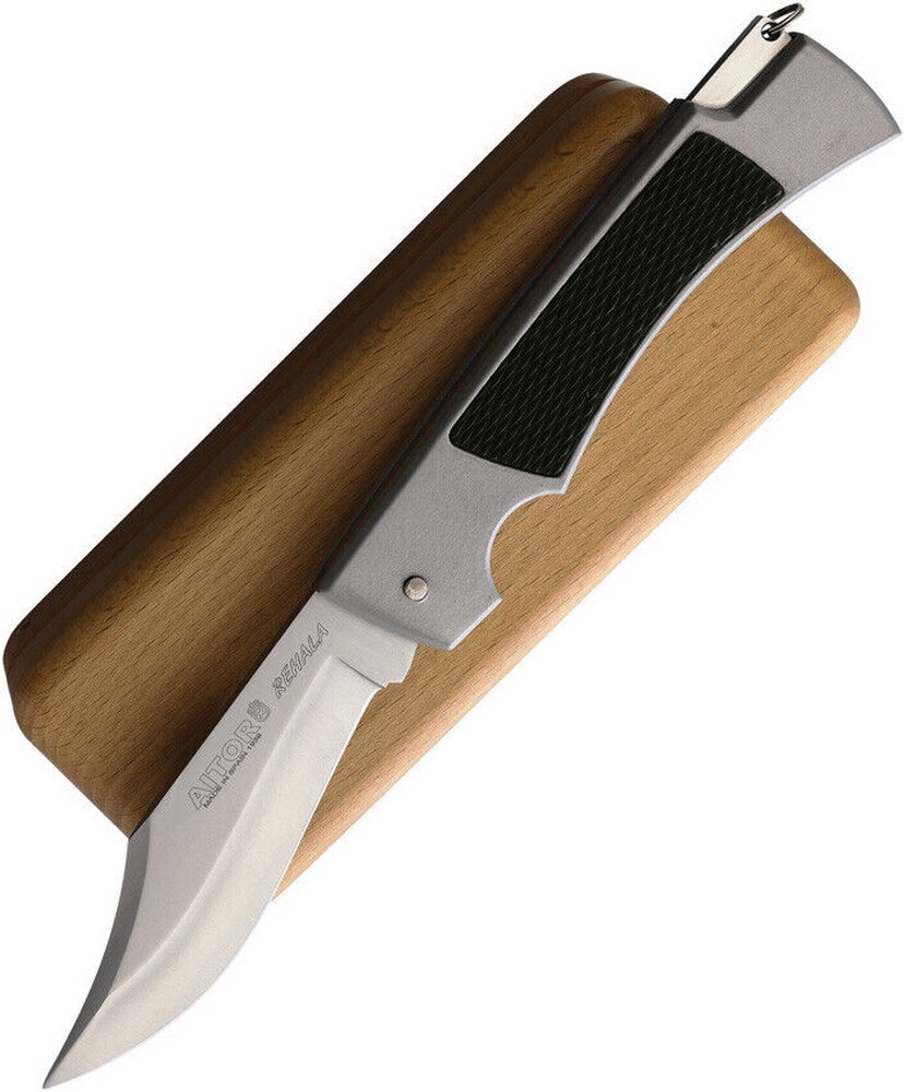 Aitor Rehala Lockback Folding Knife 4″ Satin Aluminum Handle – 16349-WOOD BOX