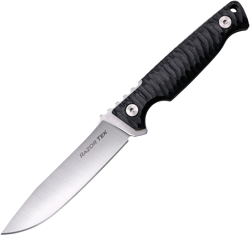 Cold Steel Razor Tek 8” Black GFN 4116 Stainless Steel Fixed Blade Knife FX4RZR