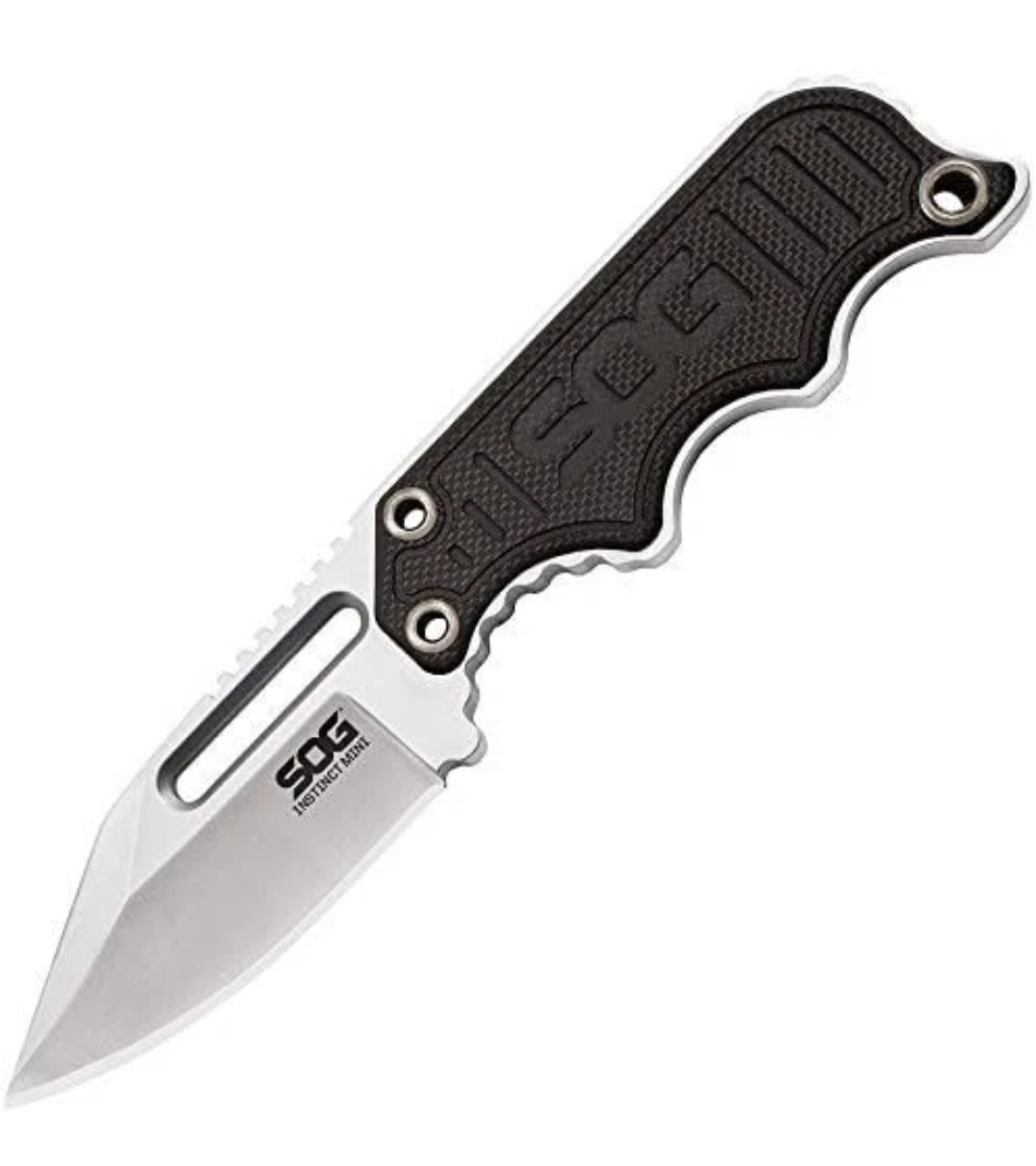 SOG Instinct Mini Small Fixed Blade Knife- 8.75 Inch x 1 Inch x 4 Inch Full Tang
