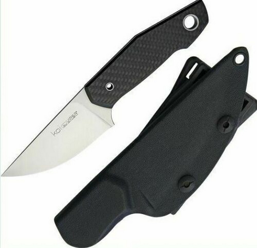 Viper Koi Carbon Fiber Handle Stainless Bohler M390 Fixed Blade Knife – VT4010FC