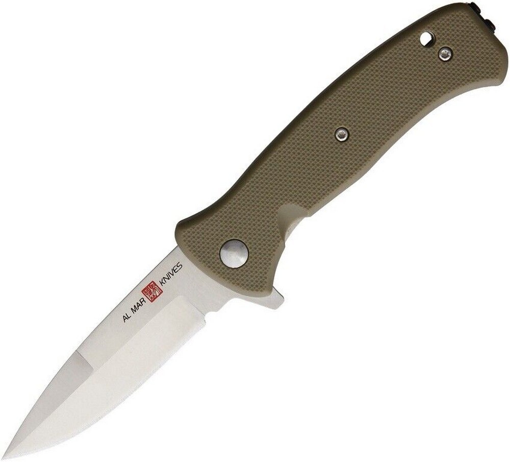Al Mar Mini SERE 2020 Linerlock A / O Tan FRN Folding 8Cr13MoV Pocket Knife 2212