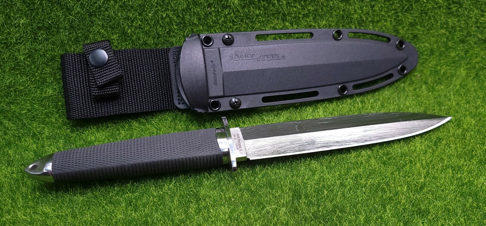 Cold Steel Tai Pan Fixed Blade Knife 7.5″ CPM-3V Double Edge Dagger, Kray-Ex 13P