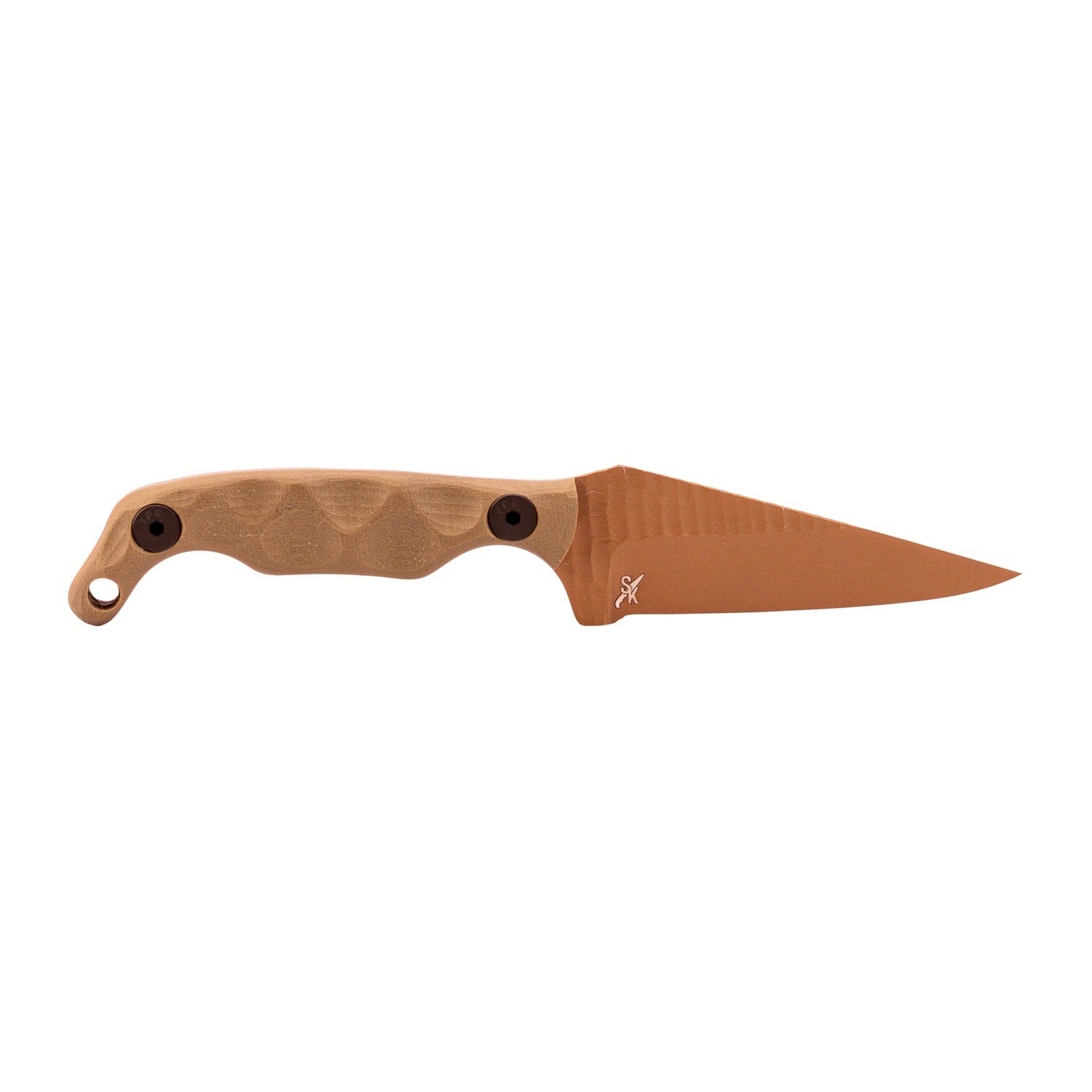 Stroup Knives MINI Fixed Knife 3.0″ 1095HC Steel Full Tang Blade G10 Handle