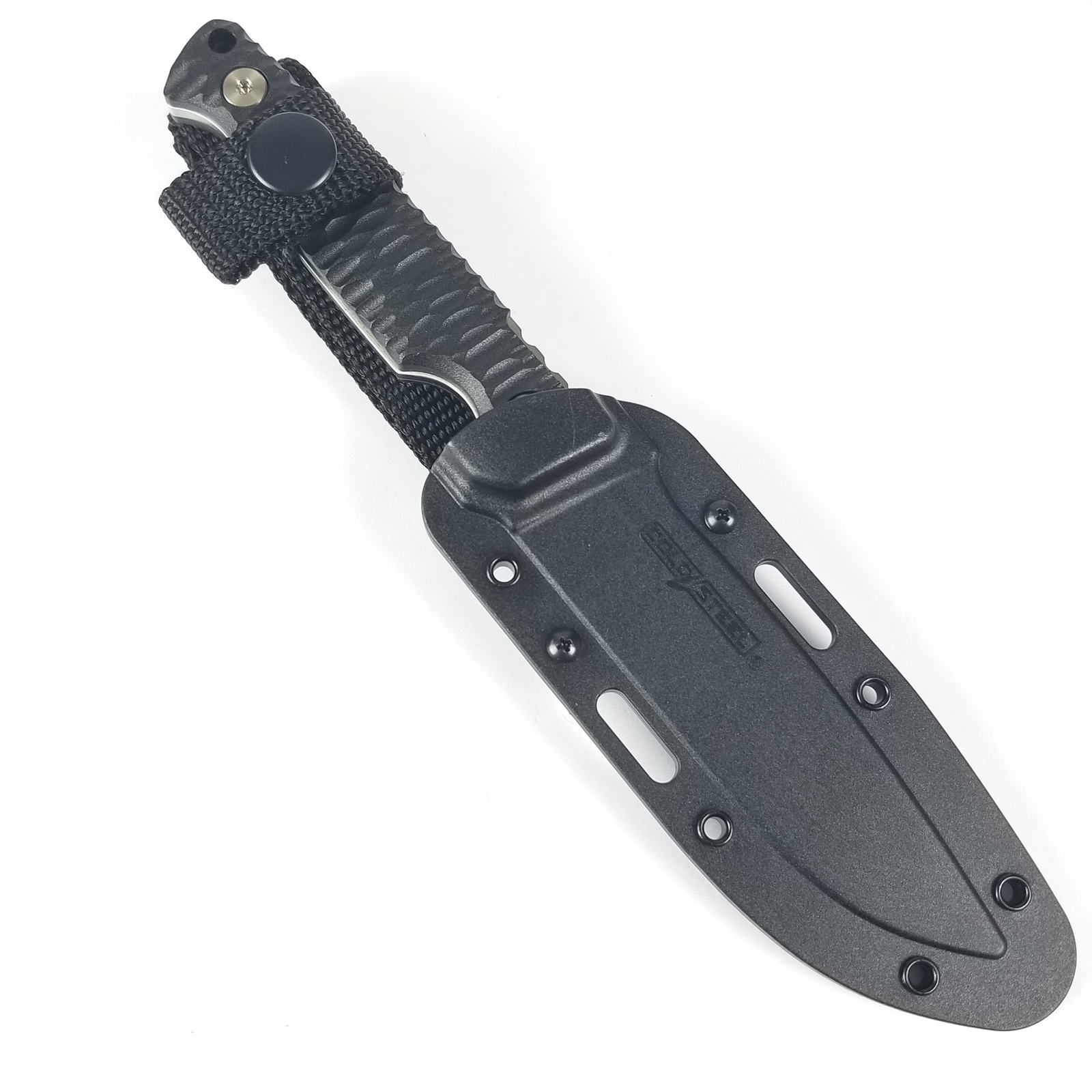 Cold Steel Razor Tek 8” Black GFN 4116 Stainless Steel Fixed Blade Knife FX4RZR