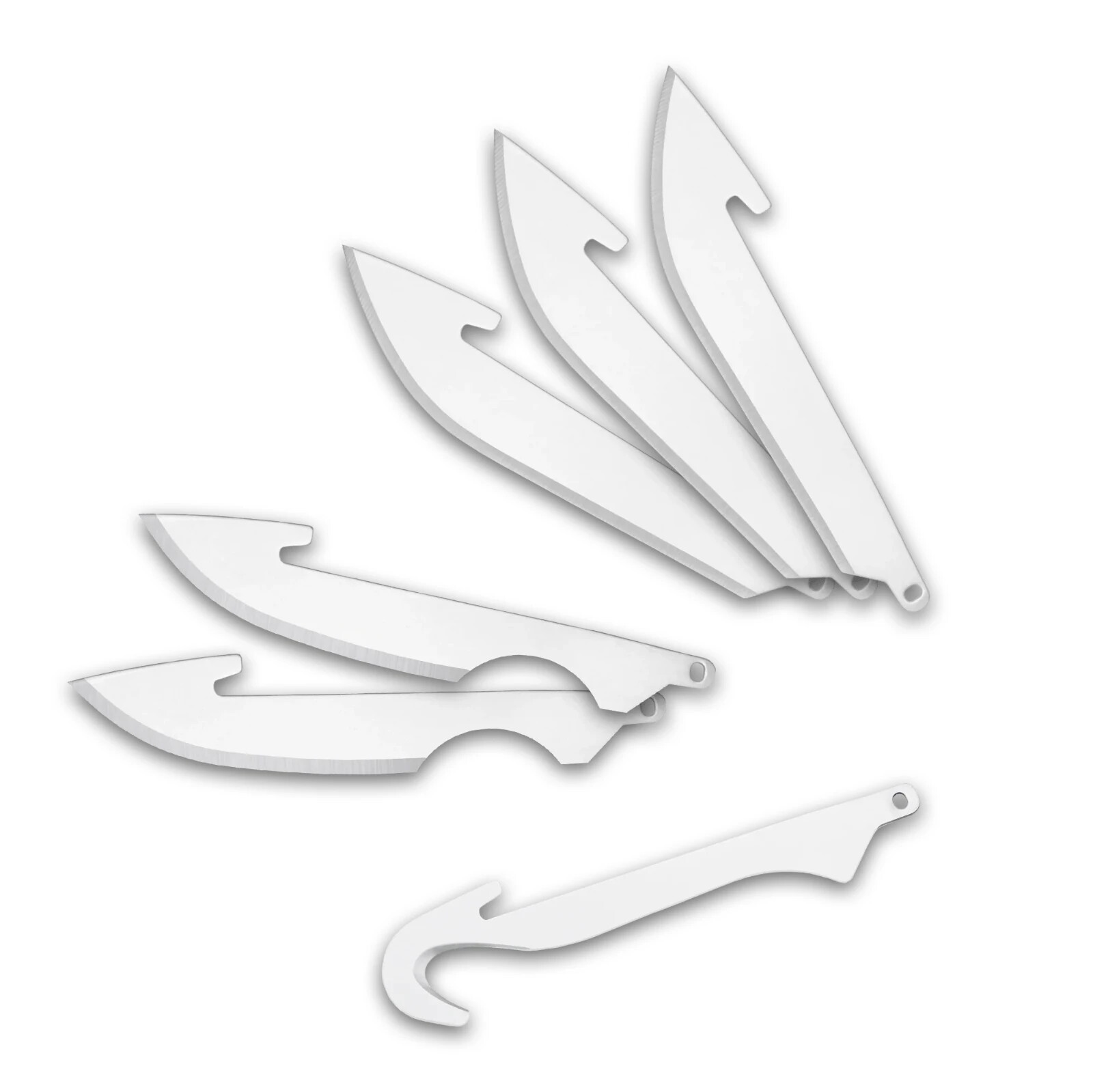 Outdoor Edge 3.0″ Razorsafe System Blade Combo Set 6 Replacement Blades RRC30-6