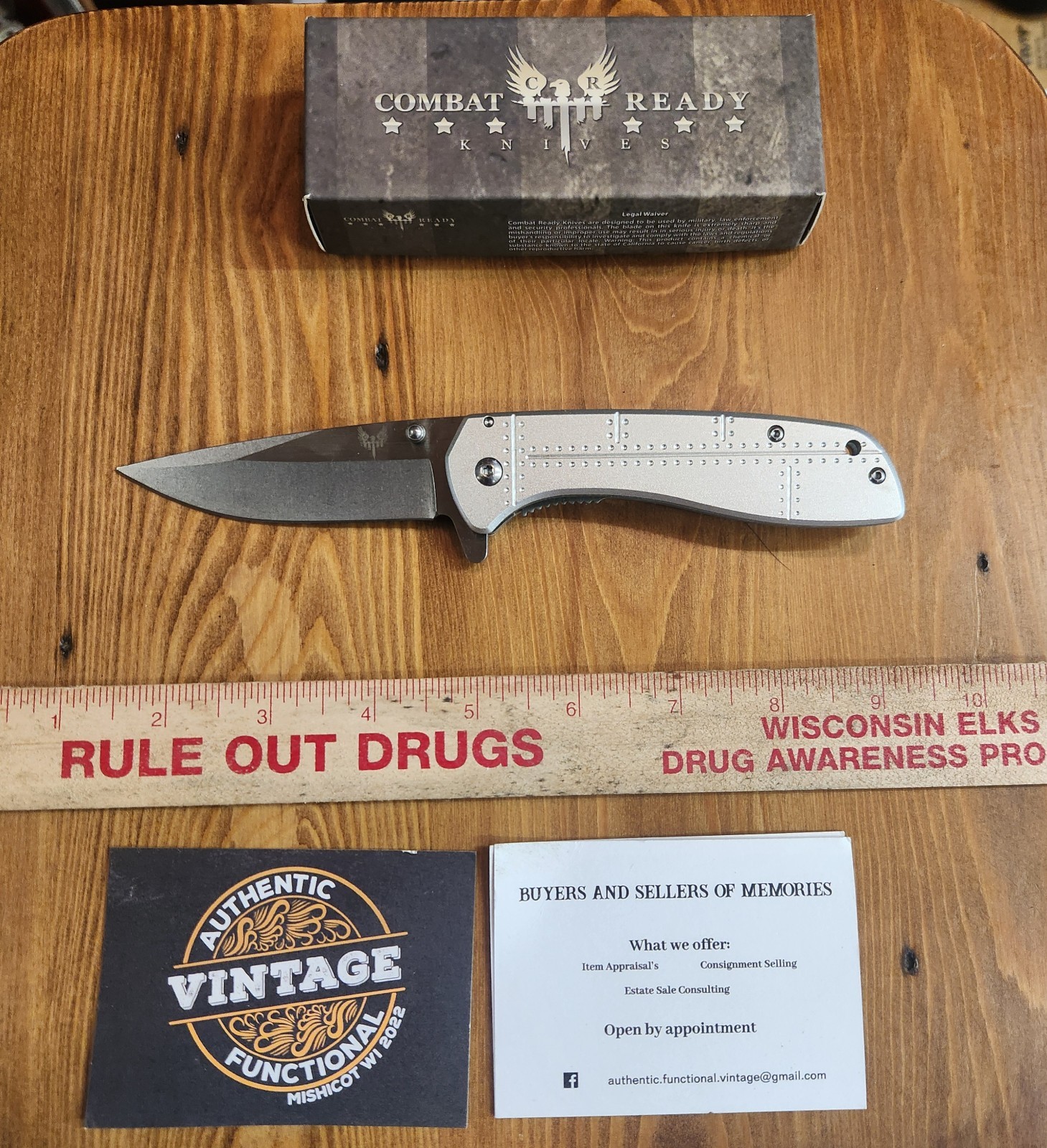 Combat Ready Model # CBR365 General Purpose Pocket Knife.