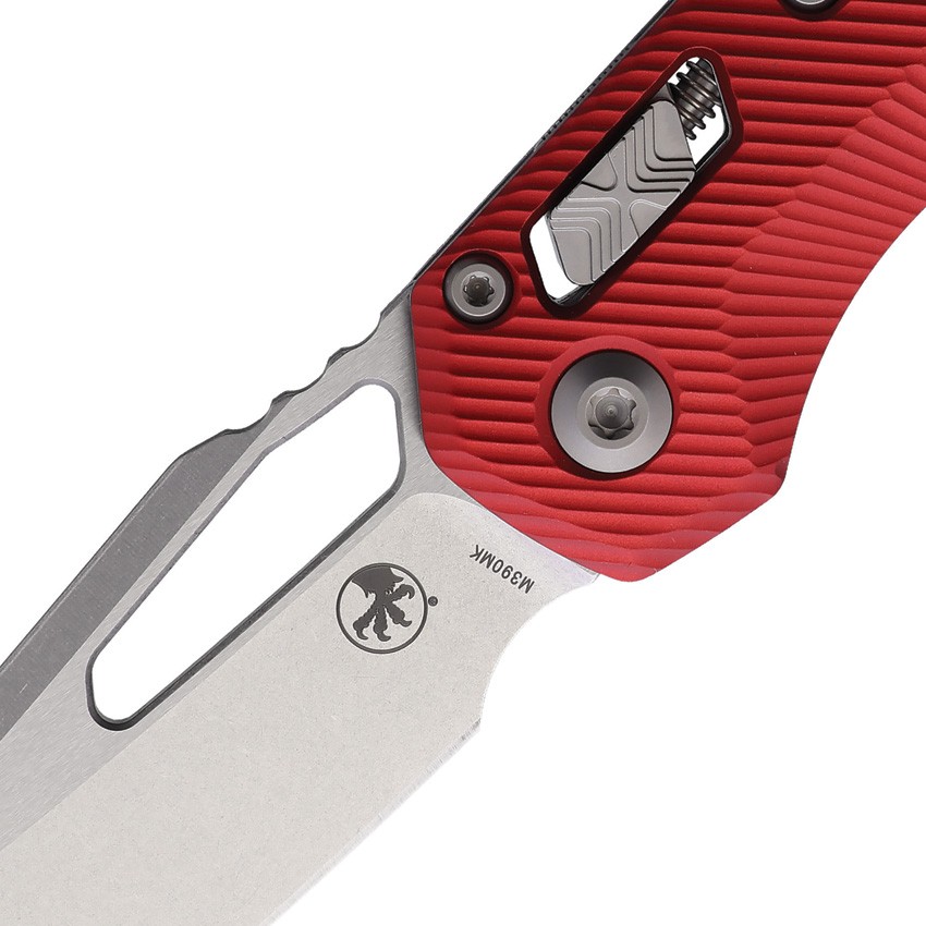 Microtech Msi Ram-Lok Sw Red 210-10Flrd M390 Aluminum Manual Folding Knife