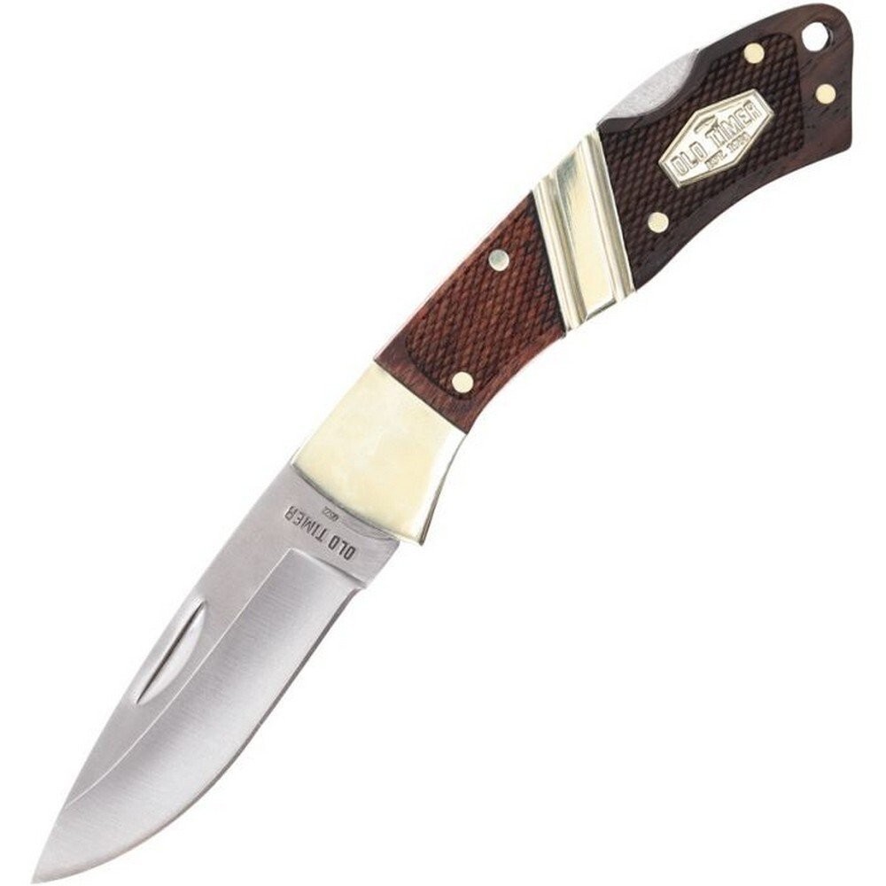 Schrade OT Mountain Beaver Jr 2.5″ Brown Rosewood Handle Pocket Knife – 1181069