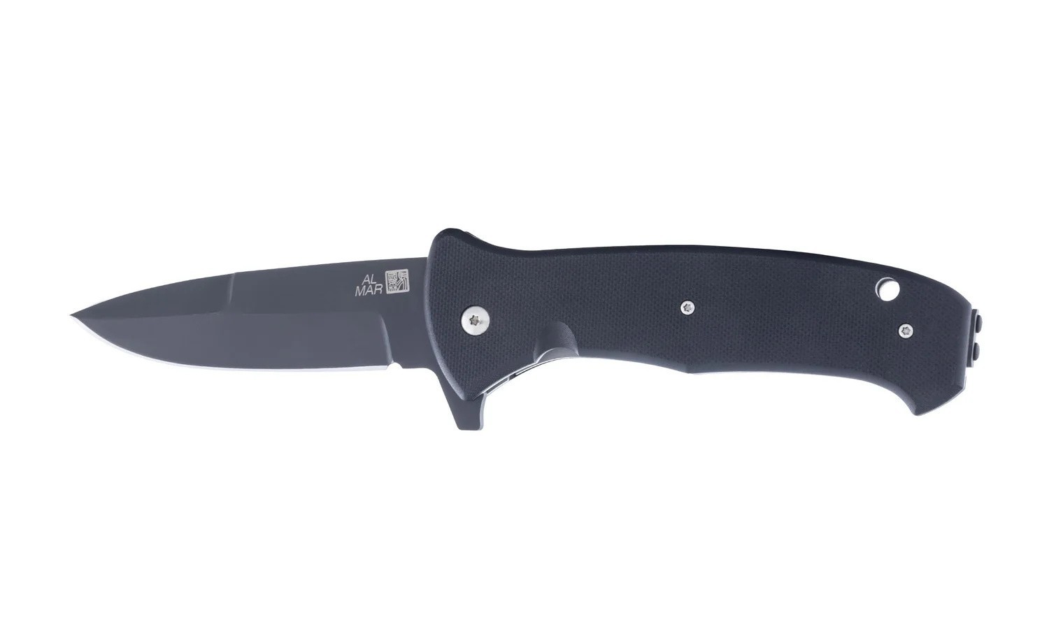 Al Mar AMK2217 3.6″ SERE T 36 Folding Knife, Black G-10 Handle, S35V