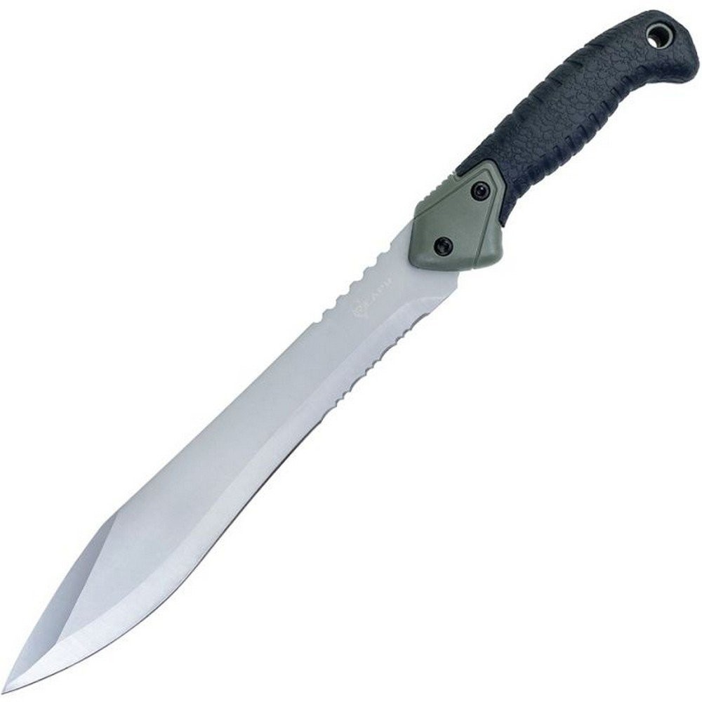 Reaper Tac Jungle Knife Satin 3Cr13 Steel Blade TPR Handle – CTLR-016-GRN-RPR-1