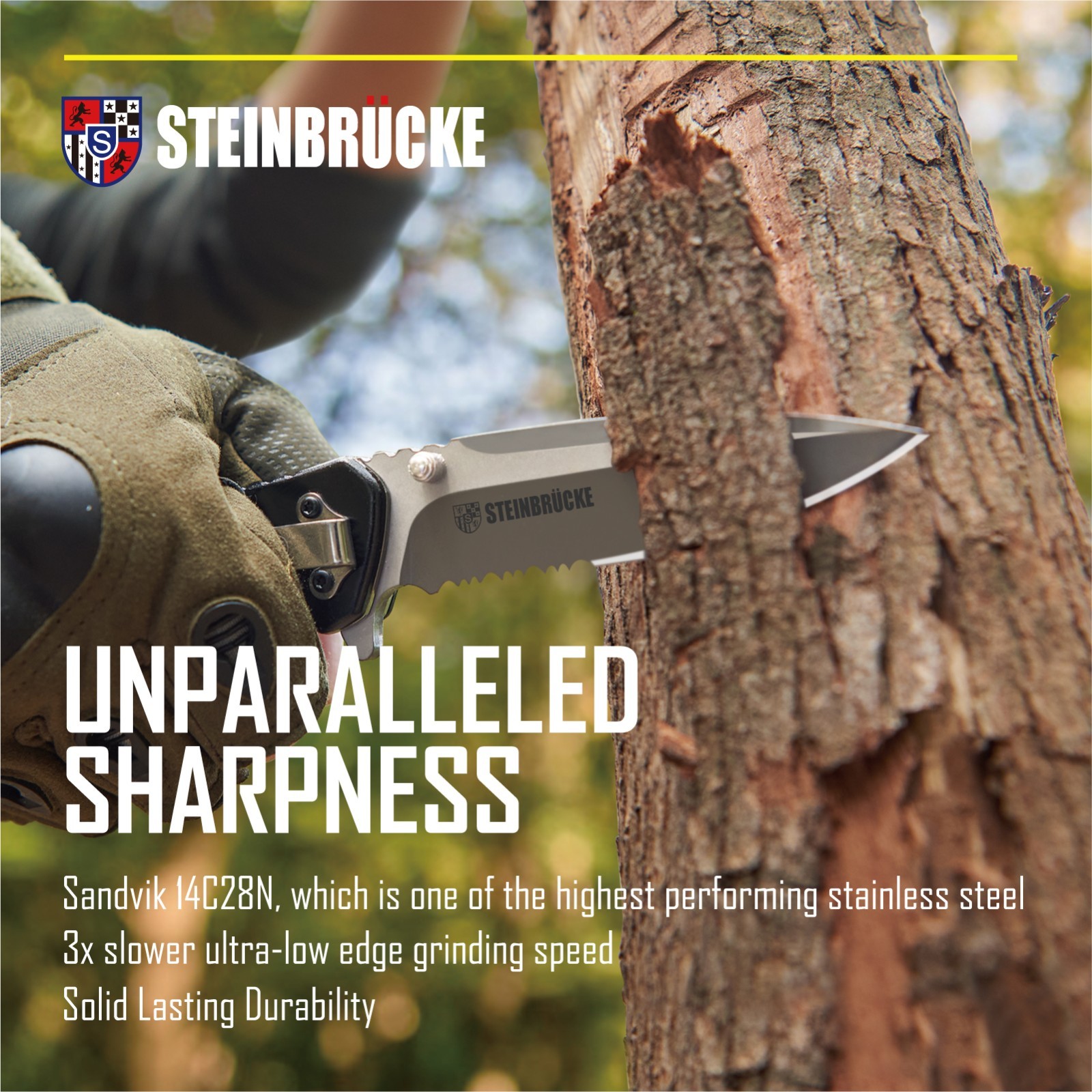 Pocket Knife Tactical Knife Assisted Opening Folding Knife 3.1/4” Clip Point