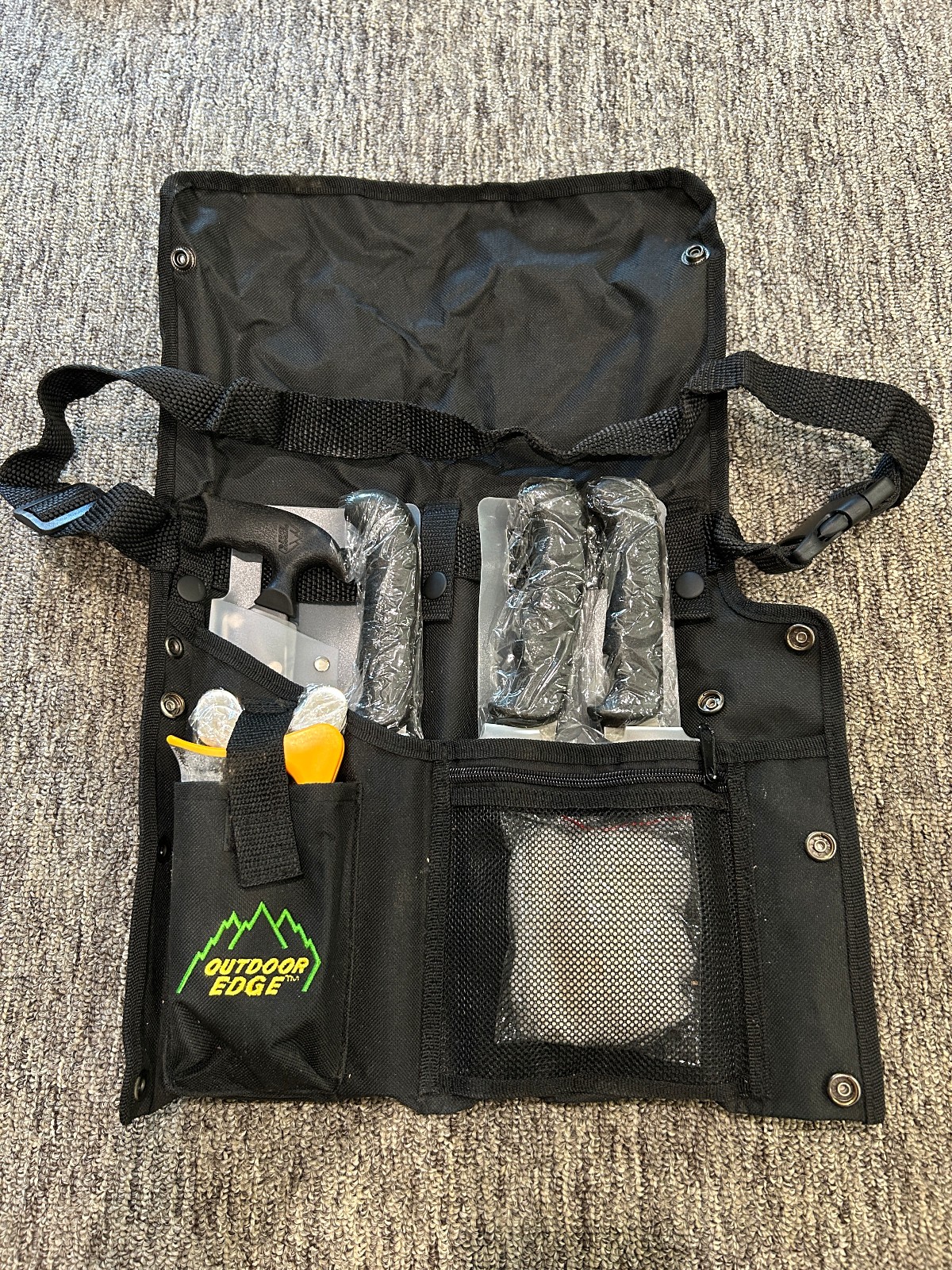 Outdoor Edge Butcher-Lite 8 Piece Game Processing Set w/ Belt Scabbard BL-1 NEW