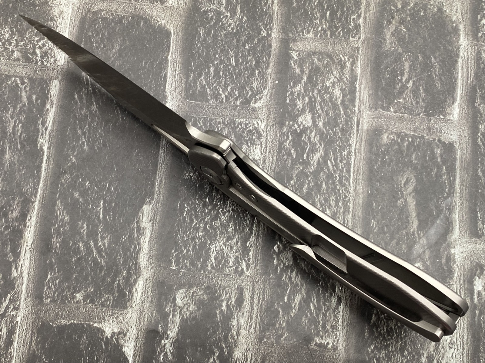 TwoSun TS261-M390 Folding knife M390 Titanium Handle Tepe Designs Pocket Knife