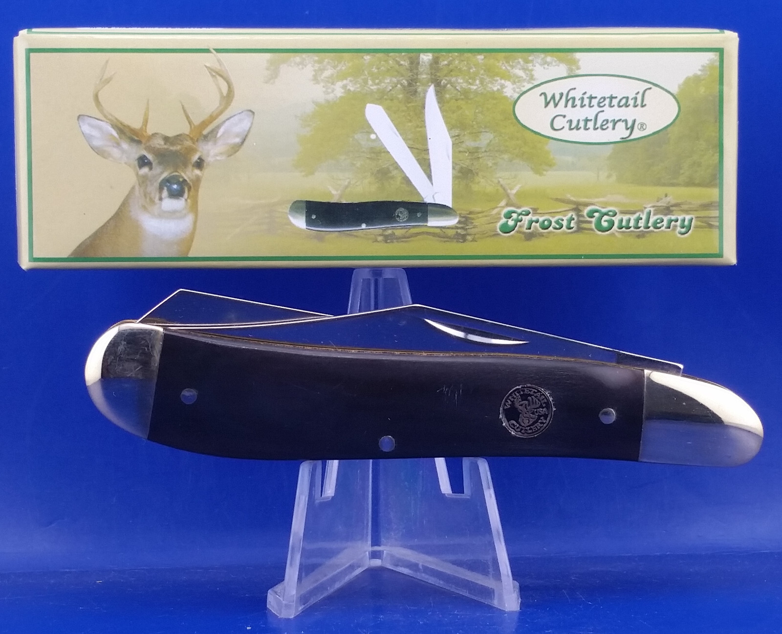 WHITETAIL CUTLERY DOG LEG TRAPPER WT-151BH