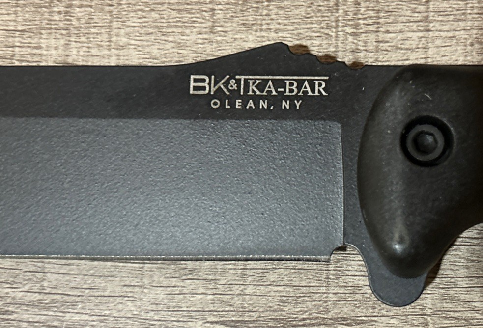 Ka-Bar BK7 Becker Combat Utility 7″ Fixed Clip Point Plain Black 1095 Cro-Van