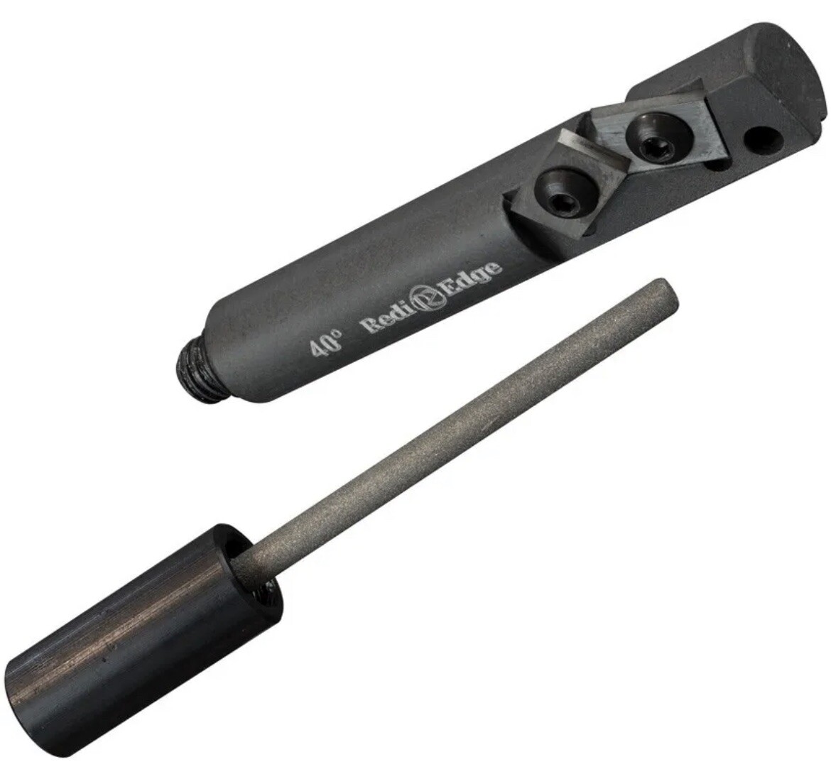 Redi Edge Mini Multi Tool Sharpener 4.13″ 40 Degree w/Rod Black Aluminum Handle