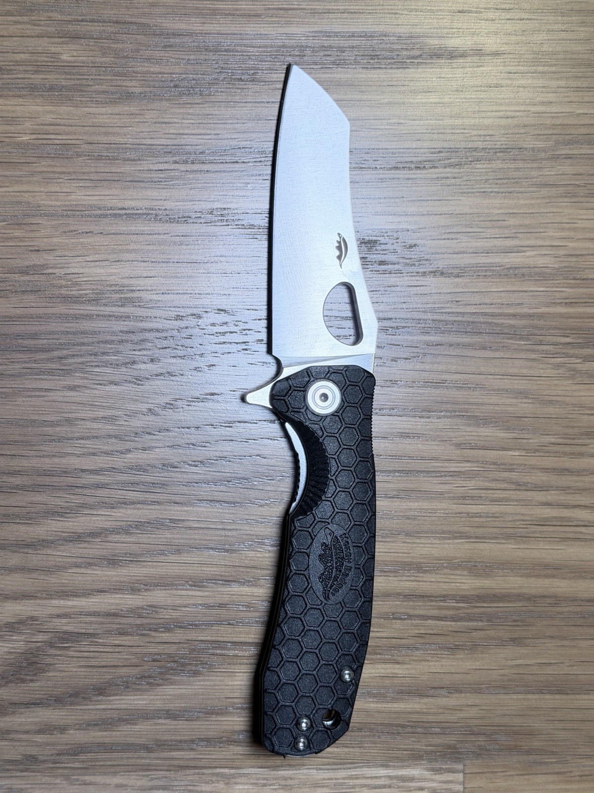 Honey Badger Knives Medium Wharncleaver Knife – 14C28N Steel – Black HB1541