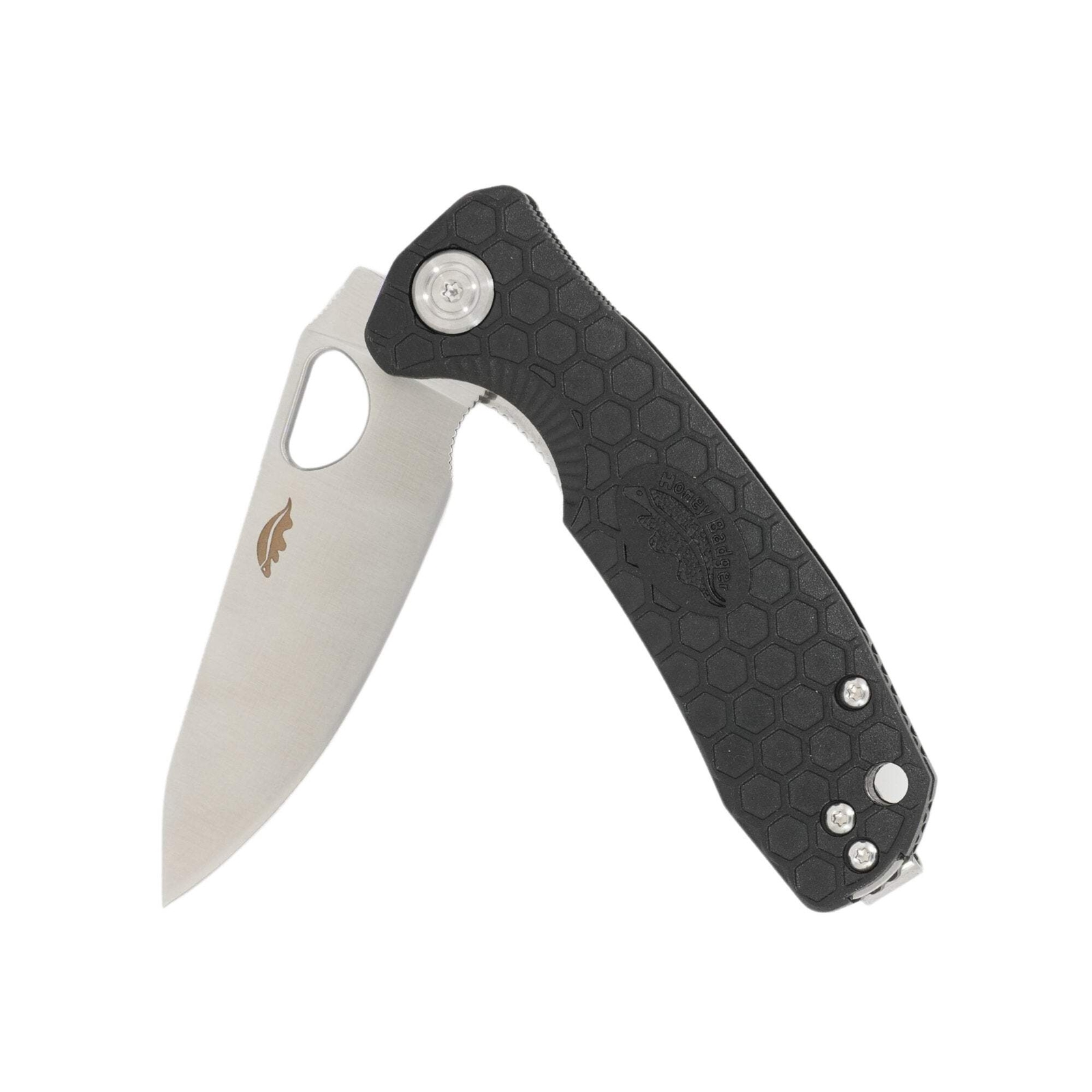 Honey Badger Knives Small Leaf Knife – 14C28N Steel