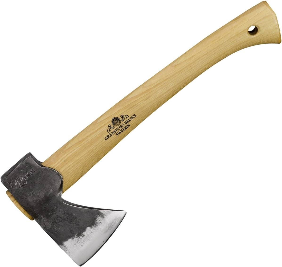 Gransfors Bruks Wildlife Hatchet 13.50 Inch, Axe, 415 Silver, Black