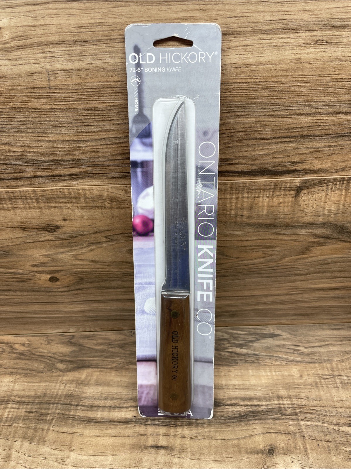 Ontario Knife Co Old Hickory High Carbon Steel Hardwood Handle – Boning Knife 6″