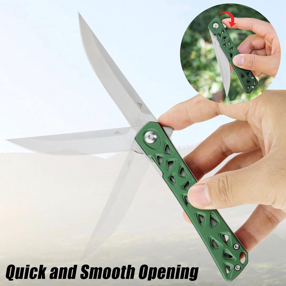 Tactical Folding Knife 4.5″ Folding Pocket Hollow-out Handle Pocket Knife
