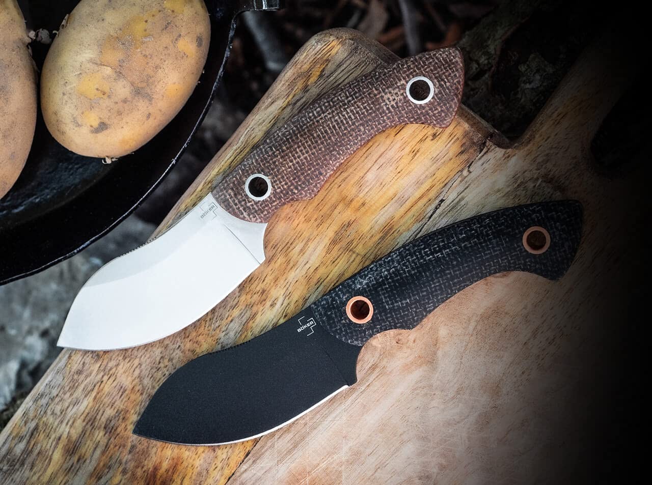 Böker Plus Bker Plus Nessmi Pro Black Copper Fixed Blade Knife Designed By