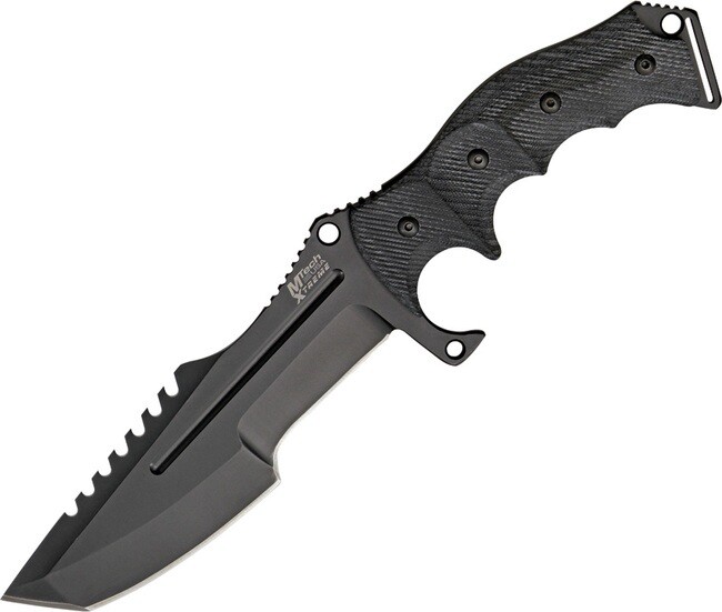 M-Tech Xtreme Tactical Fighter Full Tang Fixed Tanto Blade Knife – MX-8054
