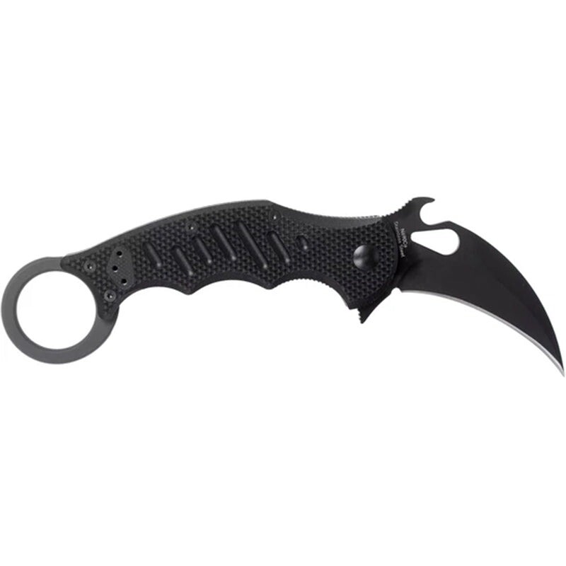 Fox Karambit FX-599 Folding Knife 2.5″ N690Co Steel Blade Black G10 Handle