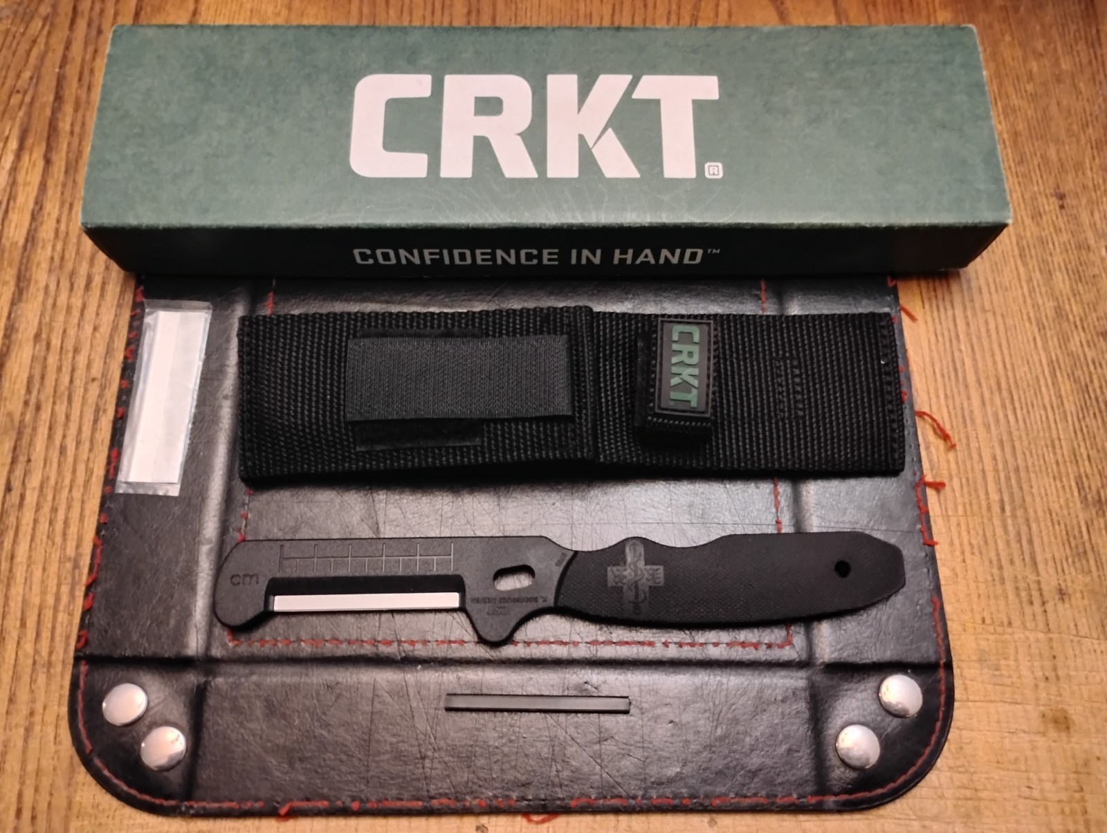 CRKT Combat Stripping Tool Emergency Razor Blade Nylon Sheath New
