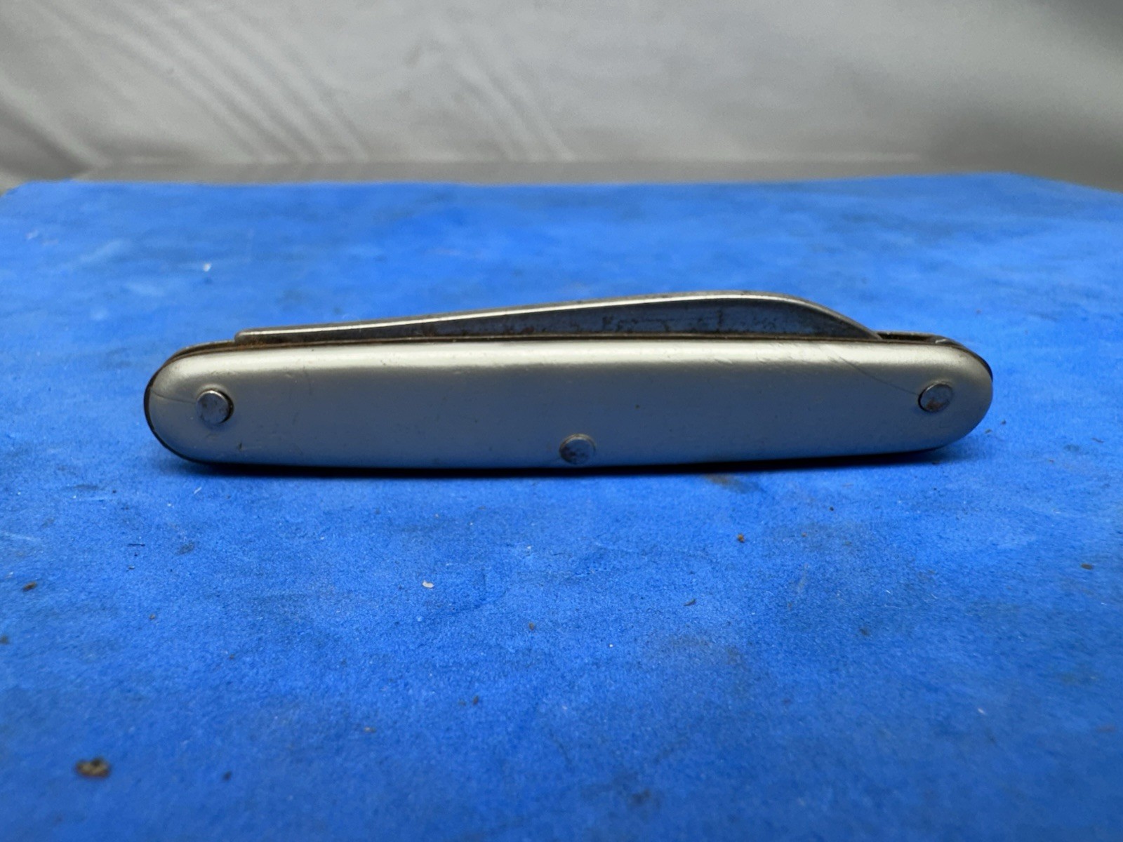 Vtg Thornton USA Folding Pocket Knife Single 3″ O/A 2.25″ Blade in Good Cond.