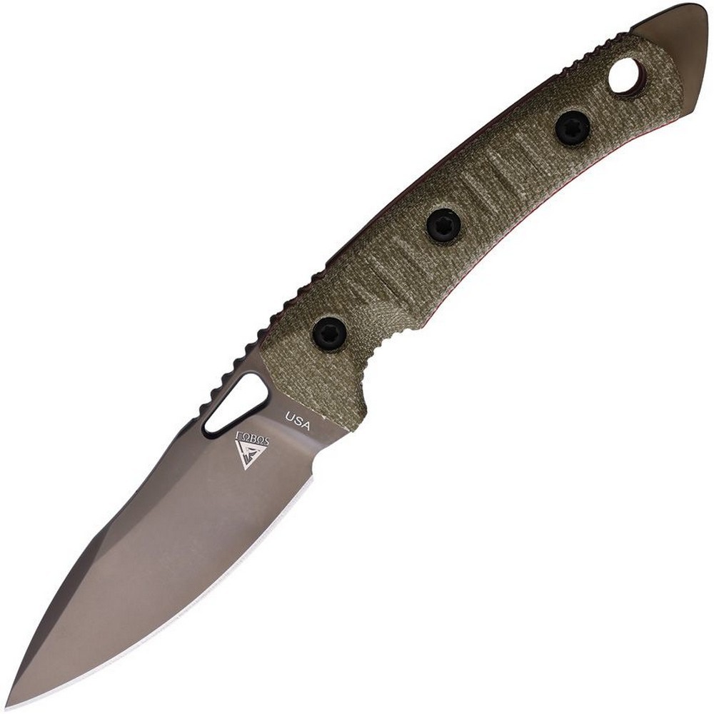 Fobos Knives Cacula Fixed Knife CPM S35VN Steel Blade Micarta Handle – FOB056