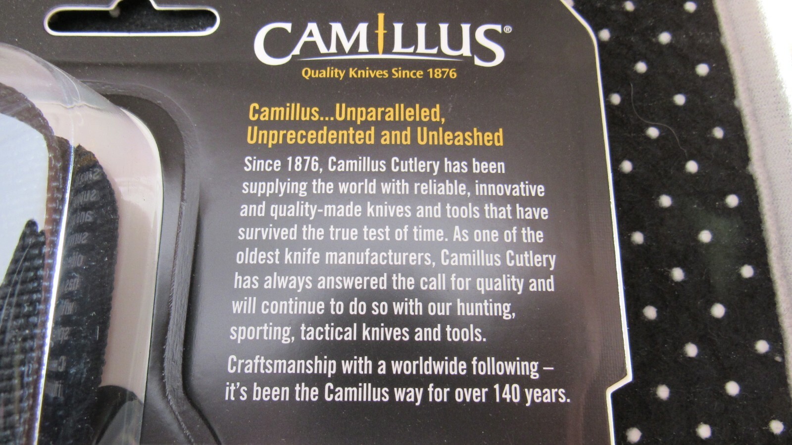Camillus Knife GAME CLEANING SKINNER GUT HOOK CAPING SET OF 4 FIXED KNIVES 19422