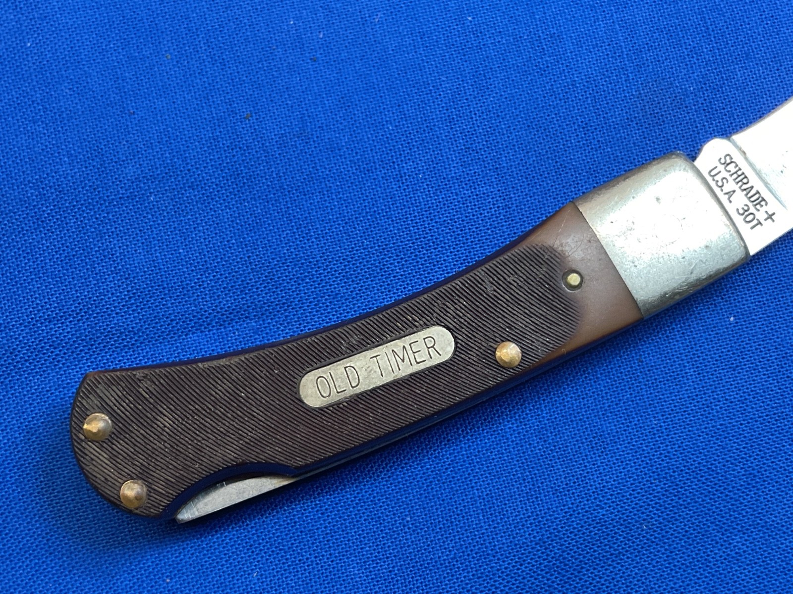 Schrade Old Timer Bear Head 3OT Folding Pocket Knife