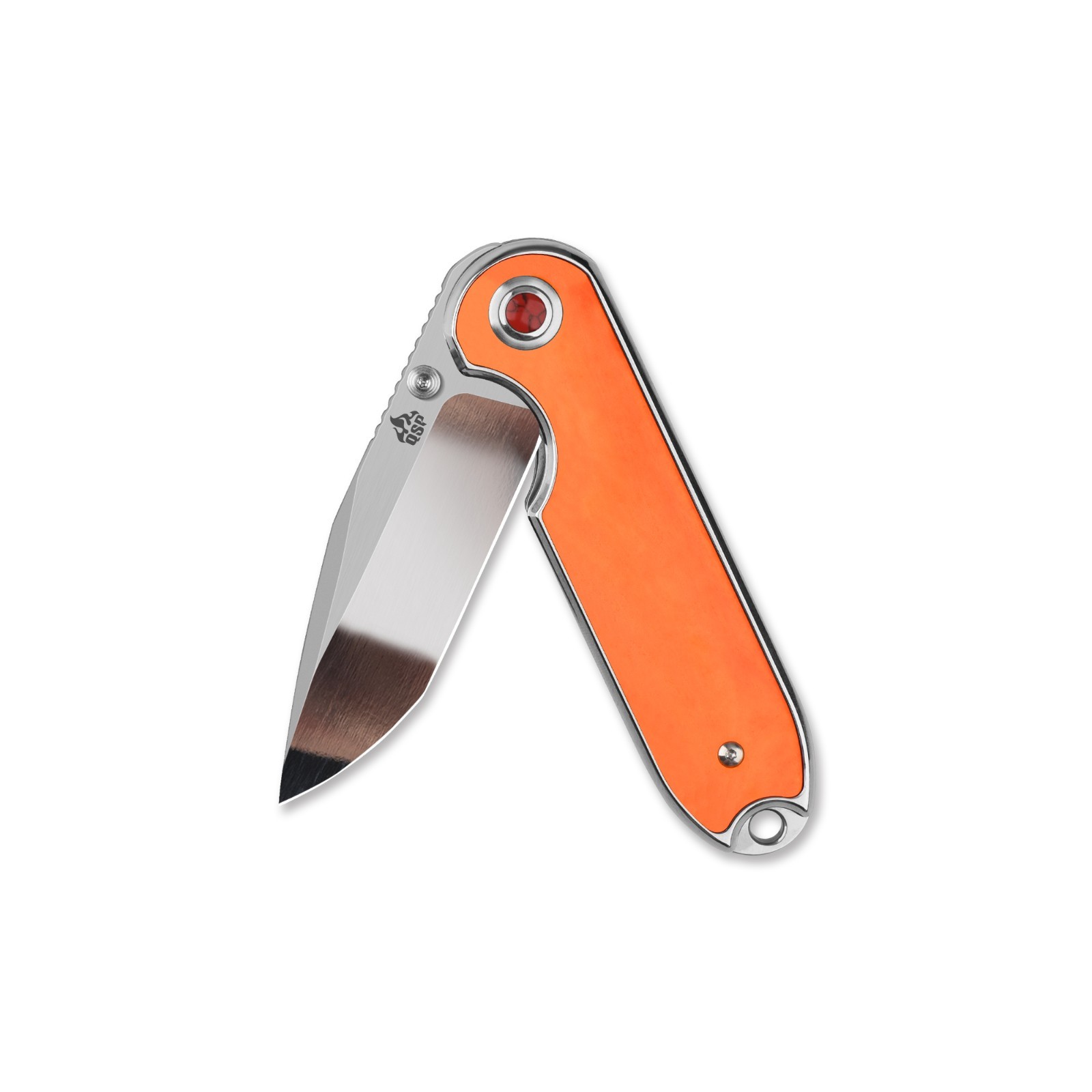 QSP Nebula Liner Lock Pocket Knife 14C28N Mirror Polish Blade Collectible EDC