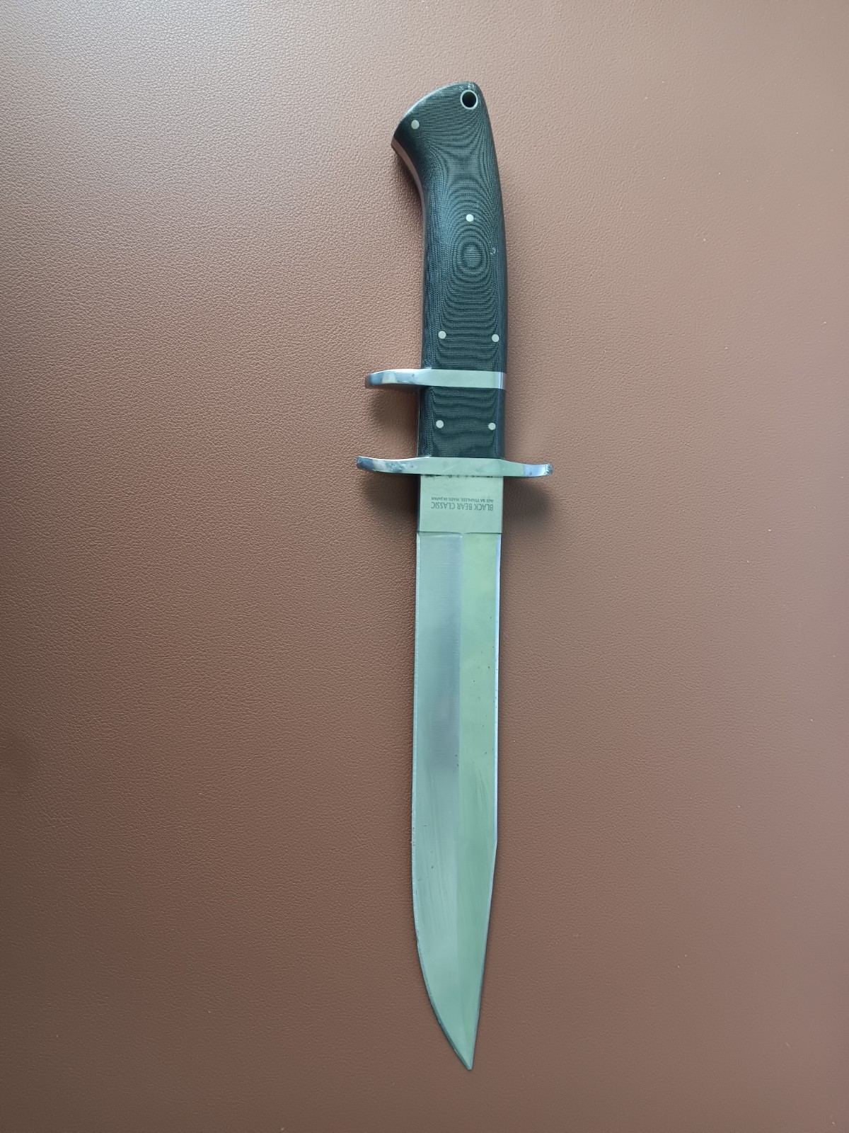 Cold Steel 35AR Black Bear Classic Fixed 8.25 in Blade G10 Handle