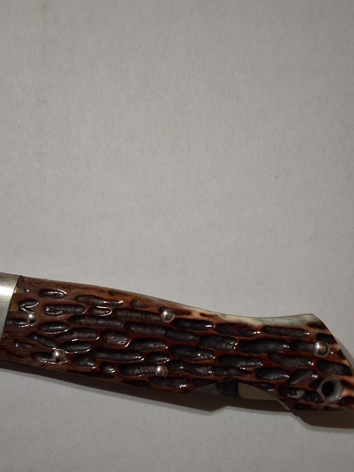 Jess Horn for Beretta Custom Series Limited Numbered Knife Moki Japan #363 NICE