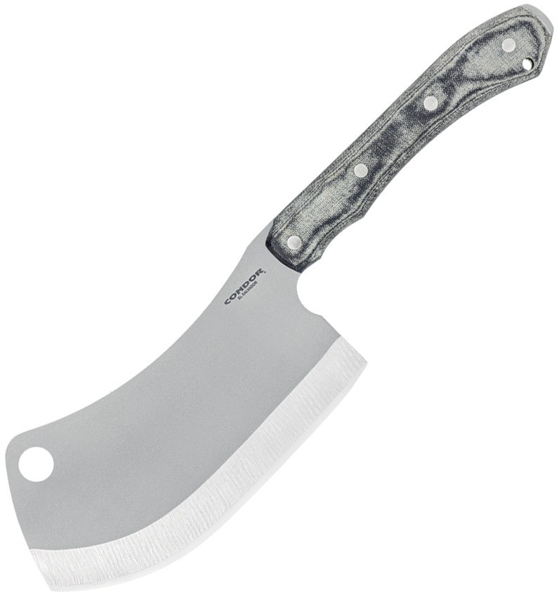 Condor K-Night Cleaver CTK1339-5.4HC 4.5″ Carbon Black Micarta Fixed Knife
