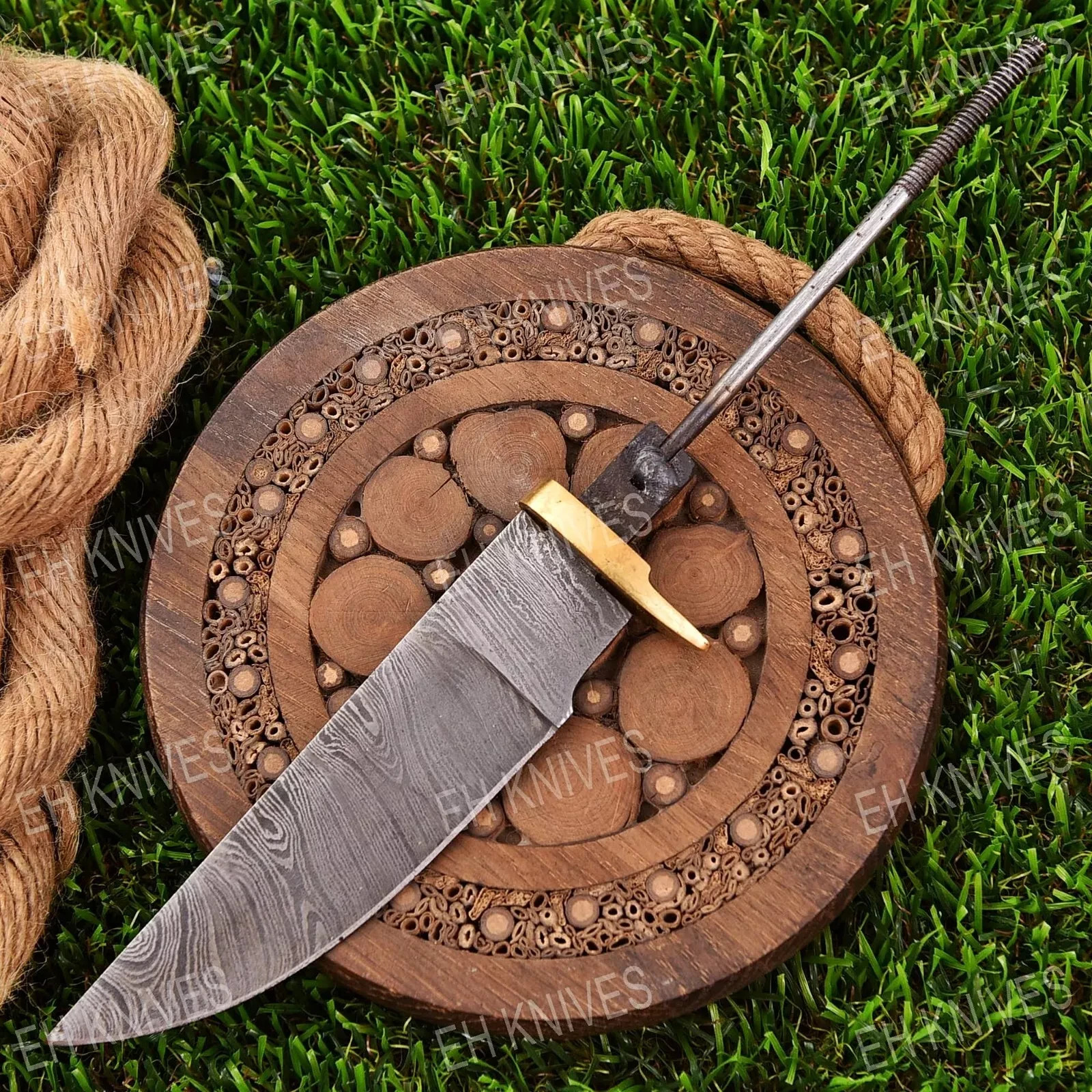 10 PCS Handmade Damascus Steel Hunting Knifemaking Skinner Blank Blade Knives